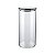 POTE DE VIDRO SLIM COM TAMPA INOX 1,3L - Imagem 3