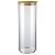 POTE DE VIDRO SLIM COM TAMPA BAMBU 1,7L - Imagem 2