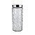 POTE DE VIDRO COM TAMPA INOX MOSAICO 2L - Imagem 1