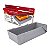 FORMA DE SILICONE DESMONTAVEL 28 X 13 CM CINZA - Imagem 4