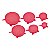 CJ. TAMPAS DE SILICONE 6 PC. - Imagem 1