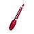 PEGADOR MULTIUSO DE SILICONE COM CABO INOX 27 CM VERMELHO - Imagem 2