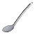 COLHER PARA ARROZ DE SILICONE COM CABO INOX CINZA - Imagem 2