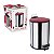 LIXEIRA INOX ESCOVADO 3 L COM TAMPA VERMELHA - Imagem 3