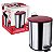 LIXEIRA INOX ESCOVADO 5 L COM TAMPA VERMELHA - Imagem 4