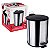 LIXEIRA INOX ESCOVADO 5 L COM TAMPA PRETA - Imagem 4
