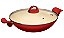 WOK INTENSE 32 CM COM ALCAS VERMELHO - Imagem 2