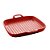CJ 2 TRAVESSAS PORCELANA C/ALÇAS VERMELHO 19x19x3cm - Imagem 3