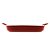 CJ 2 TRAVESSAS PORCELANA C/ALÇAS VERMELHO 19x19x3cm - Imagem 16
