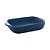 CJ 2 TRAVESSAS PORCELANA AZUL ESCURO 24x14x5cm - Imagem 3