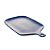 CJ 2 TRAVESSAS PORCELANA AZUL ESCURO 26x16x2cm - Imagem 1