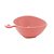 CJ 4 BOWLS PORCELANA ROSA 14x12x6cm - Imagem 2