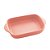 CJ 2 TRAVESSAS PORCELANA ROSA 24x14x5cm - Imagem 1