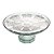 PRATO CRISTAL C/PÉ PRINCESS VERDE 20x10cm - Imagem 1