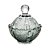 POTICHE DECORATIVO CRISTAL PRINCESS VERDE 11x11cm - Imagem 1