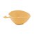 CJ 4 BOWLS PORCELANA AMARELO 14x12x6cm - Imagem 2