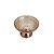 CENTRO DE MESA CRISTAL ÂMBAR C/PÉ AÇO LYS ROSE 30cm - Imagem 3