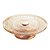 PRATO P/BOLO CRISTAL ÂMBAR C/PÉ AÇO QUEEN ROSE 32cm - Imagem 2