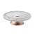PRATO P/BOLO CRISTAL C/PÉ AÇO QUEEN ROSE 32cm - Imagem 4