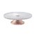 PRATO P/BOLO CRISTAL C/PÉ AÇO QUEEN ROSE 32cm - Imagem 3