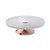 PRATO P/BOLO CRISTAL C/PÉ AÇO QUEEN ROSE 32cm - Imagem 2