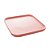 CJ 2 PRATOS PORCELANA NÓRDICA ROSA MATT 21x21x2cm - Imagem 7