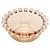 CJ 4 BOWLS CRISTAL PEARL ÂMBAR 9x4cm - Imagem 1