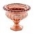 CENTRO DE MESA CRISTAL C/PÉ SUSSEX ROSE METALIZADO 14x11cm - Imagem 1