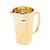 JARRA VIDRO CURVES DOURADO METALIZADO 1l - Imagem 1
