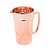 JARRA VIDRO CURVES ROSE METALIZADO 1l - Imagem 1