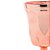 CJ 6 TAÇAS VIDRO P/ÁGUA CURVES ROSE METALIZADO 250ml - Imagem 2