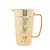 JARRA VIDRO SQUARE DOURADO METALIZADO 1l - Imagem 2