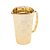 JARRA VIDRO SQUARE DOURADO METALIZADO 1l - Imagem 1