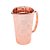 JARRA VIDRO SQUARE ROSE METALIZADO 1l - Imagem 1