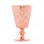 CJ 6 TAÇAS VIDRO P/ÁGUA SQUARE ROSE METALIZADO 250ml - Imagem 2