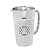 JARRA VIDRO GEOMETRIC PRATEADO METALIZADO 1l - Imagem 3