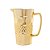 JARRA VIDRO GEOMETRIC DOURADO METALIZADO 1l - Imagem 2