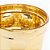 CJ 6 TAÇAS VIDRO P/ÁGUA GEOMETRIC DOURADO METALIZADO 250ml - Imagem 4
