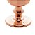 CJ 6 TAÇAS VIDRO P/ÁGUA GEOMETRIC ROSE METALIZADO 250ml - Imagem 4