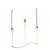 CASTIÇAL DE AÇO INOX P/3 VELAS RAVENA 31X34cm - Imagem 1