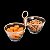 PETISQUEIRA DUPLA DE VIDRO PLANET ROSE 24X11,5X17cm - Imagem 3