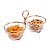 PETISQUEIRA DUPLA DE VIDRO PLANET ROSE 24X11,5X17cm - Imagem 4