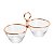 PETISQUEIRA DUPLA DE VIDRO PLANET ROSE 24X11,5X17cm - Imagem 1
