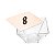 BALEIRO DE VIDRO C/TAMPA DE AÇO INOX ROSÉ VENEZA 14X8,5cm - Imagem 2