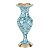 VASO DECORATIVO METAL AZUL 4x9cm - Imagem 1