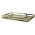 BANDEJA AÇO INOX C/ESPELHO DOURADA 56x35x5cm - Imagem 3