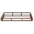 BANDEJA AÇO INOX C/ESPELHO ROSE GOLD 56x35x5cm - Imagem 1