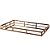 BANDEJA AÇO INOX C/ESPELHO ROSE GOLD 56x35x5cm - Imagem 3