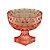 CENTRO DE MESA CRISTAL C/PÉ DIAMANT ROSE 25x22cm - Imagem 1