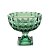 CENTRO DE MESA CRISTAL C/PÉ DIAMANT VERDE 25x22cm - Imagem 1
